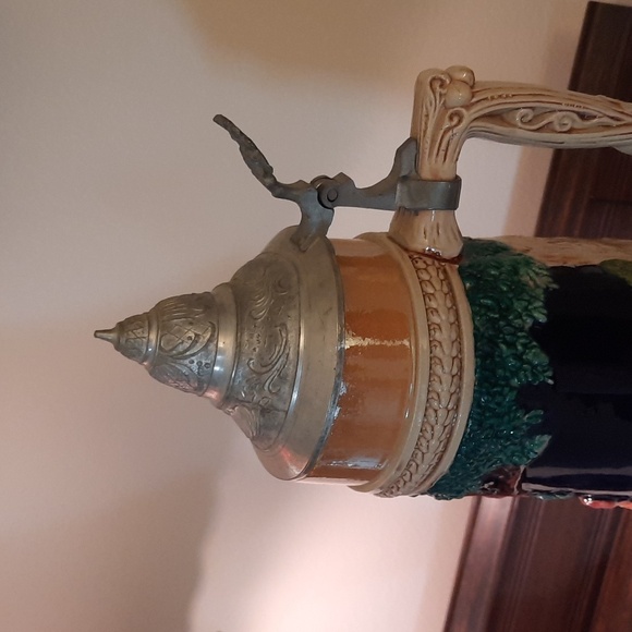 VTG 16.5 inch Gerz Beer Stein with Lid - Picture 6 of 7